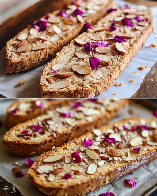 Biscotti alle Rose e Mandorle