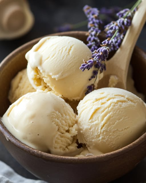 Gelato al Miele e Lavanda