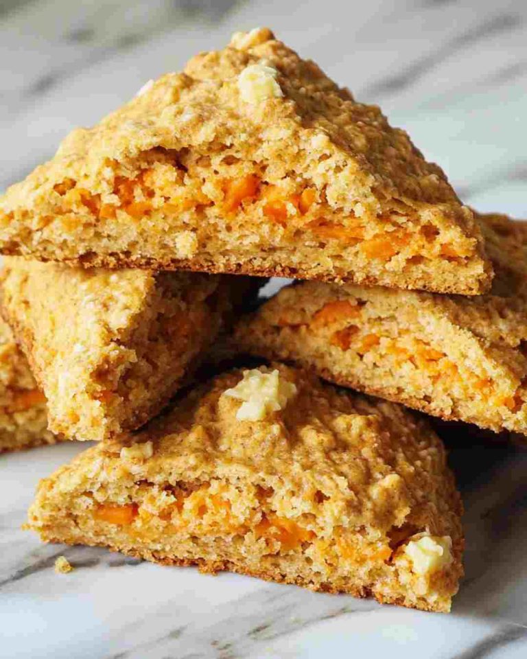 Scones Integrali alle Carote e Zenzero