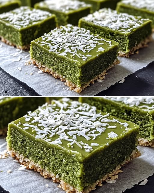 Barrette al Matcha e Cocco