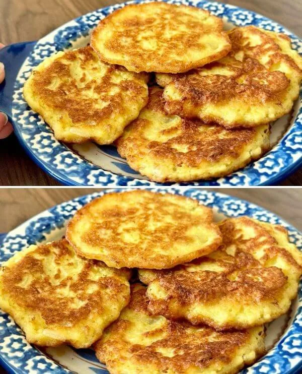 Frittelle di cavolo croccanti e saporite pronte da gustare.