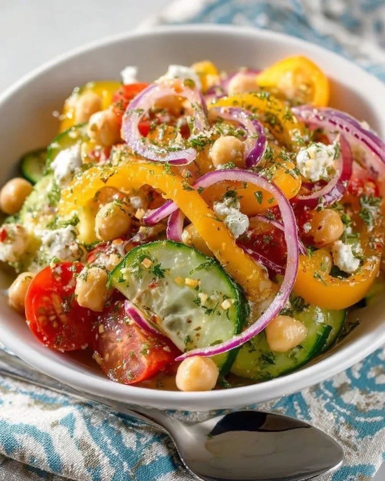 Insalata di Ceci e Tonno con ingredienti freschi e colorati