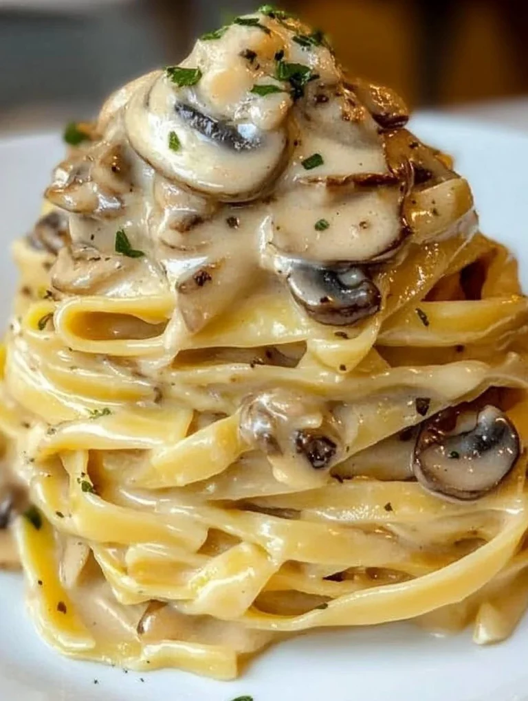 Tagliatelle con crema di Parmigiano e funghi porcini