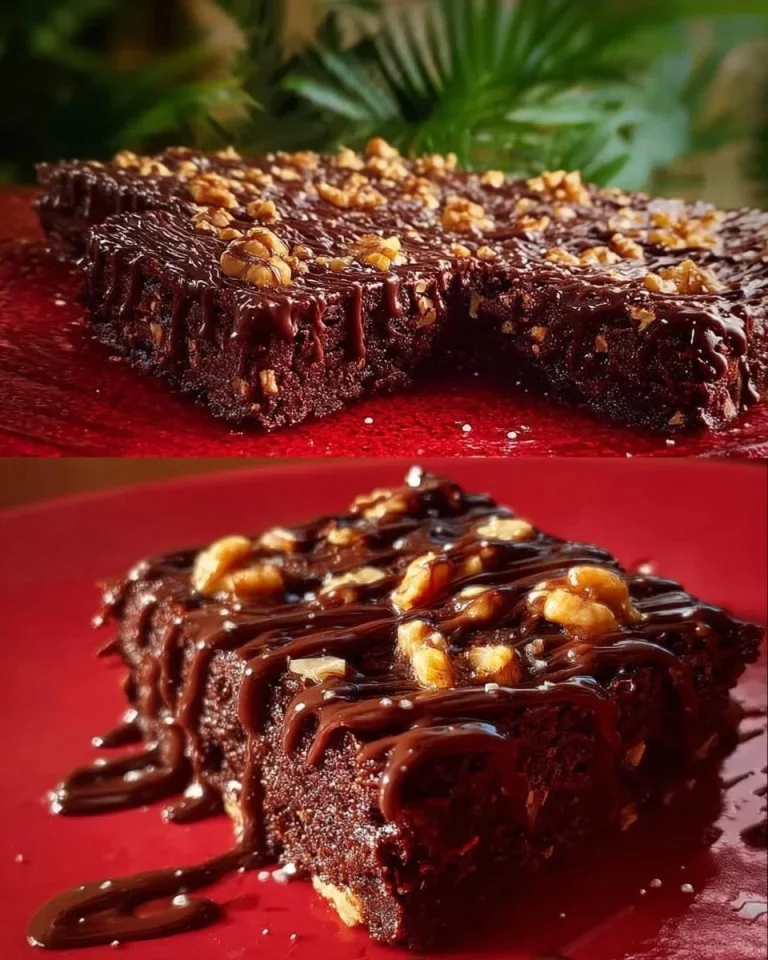Torta di Avena e Banana al Cioccolato su un piatto decorativo
