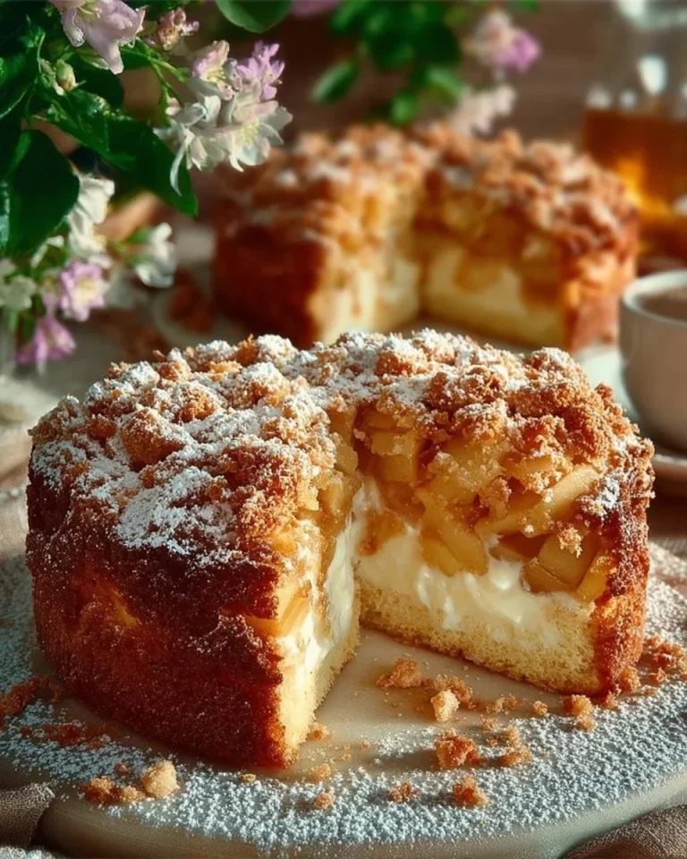 Torta di Mele con Crema Soufflé, un dolce irresistibile