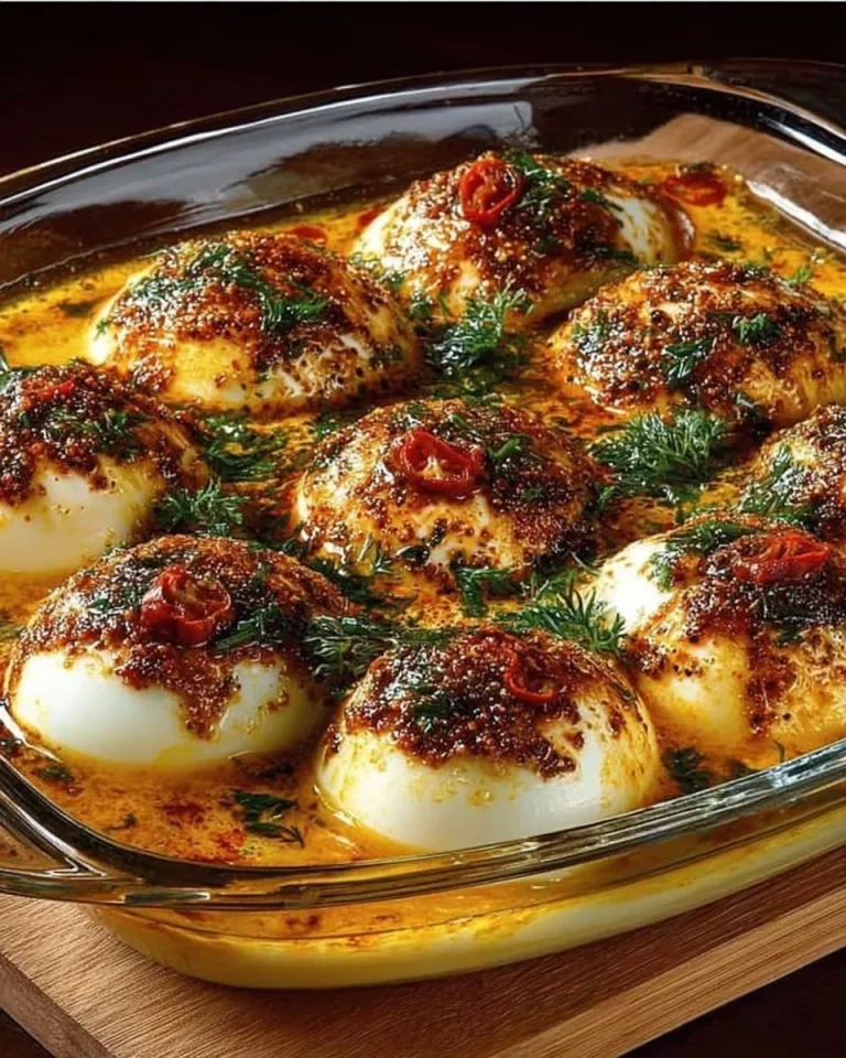 Torta di patate con formaggio e uova appena sfornata su un piatto
