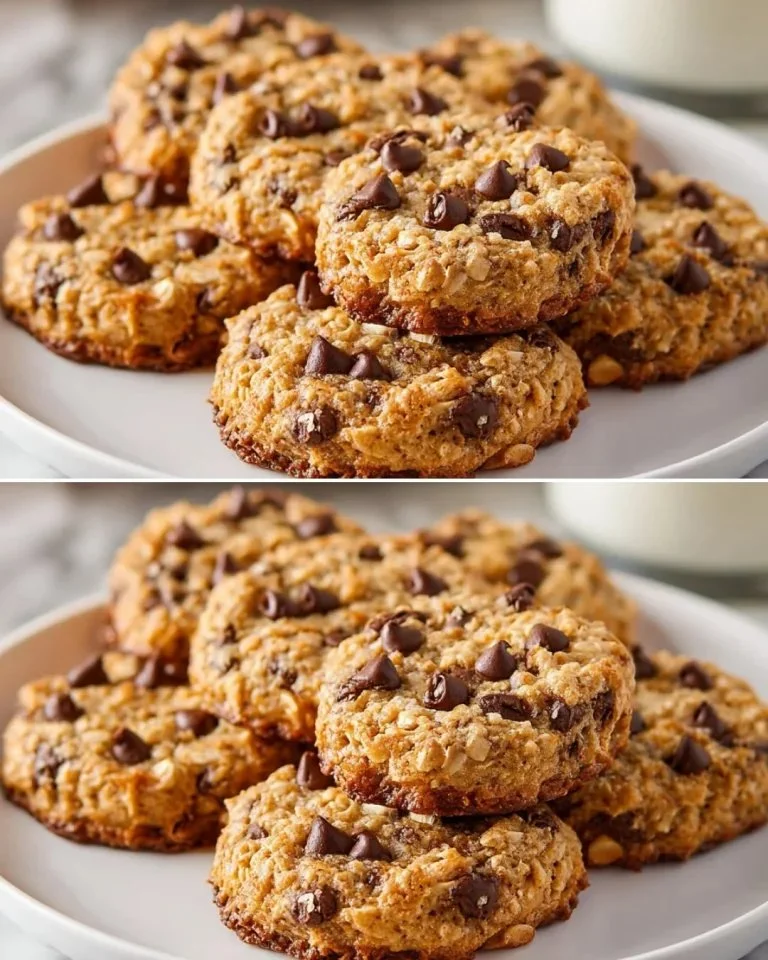 Deliziosi biscotti di avena per una colazione sana e nutriente.