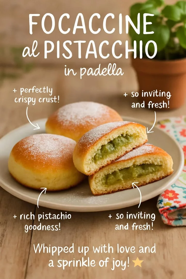 Focacce al pistacchio cotte in padella, gustose e facili da preparare.