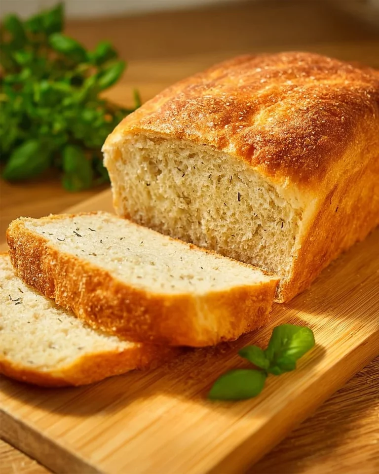 Pane fatto in casa profumato appena sfornato con crosta dorata