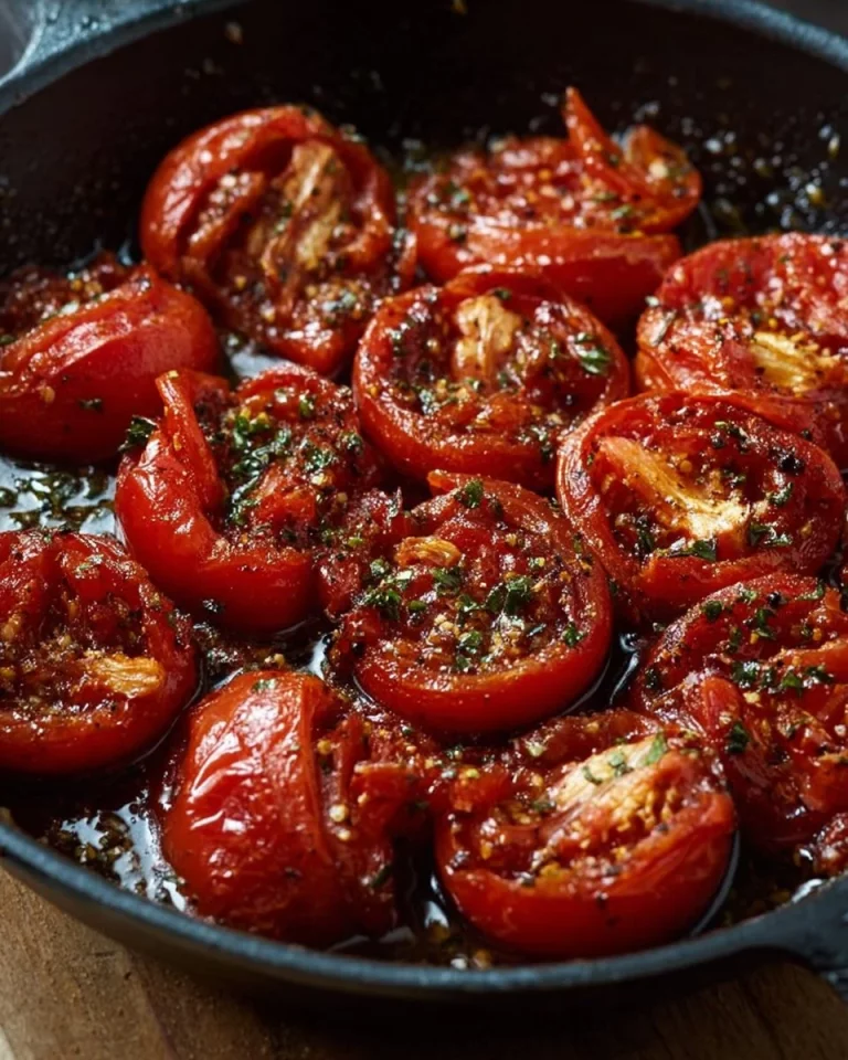 Pomodori arrosto con rosmarino freschi su un piatto