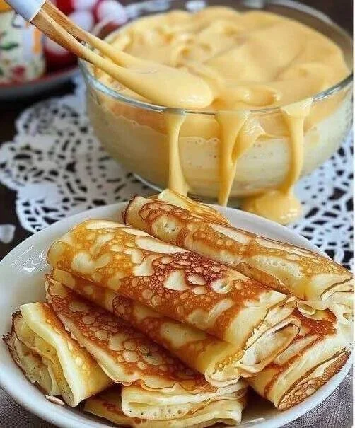 Deliziose Pancake al Quark preparate con ingredienti freschi.