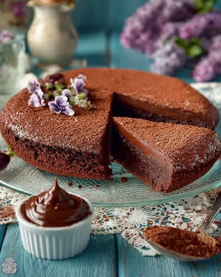 Torta al cioccolato senza cottura con 3 ingredienti