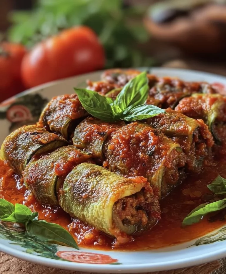 Zucchine ripiene all'italiana, un piatto tradizionale e delizioso.