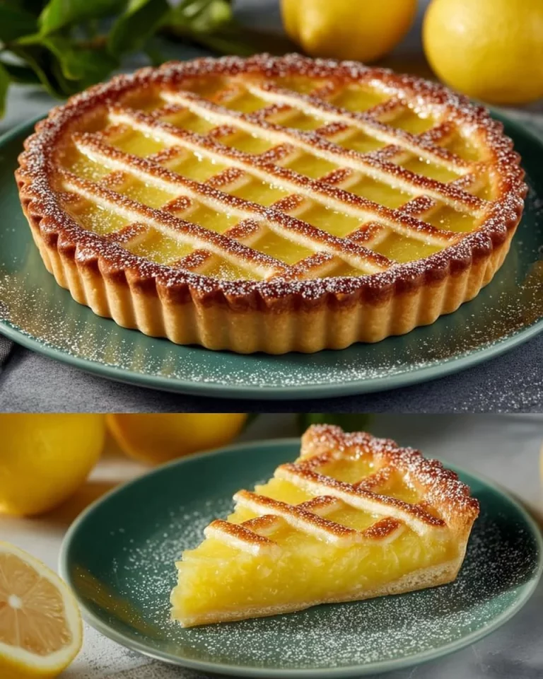Crostata della Babbaiola con frutta e crema, dolce tradizionale italiano
