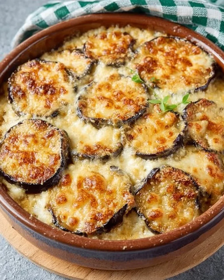 Melanzane ripiene con ripieno di carne e formaggio