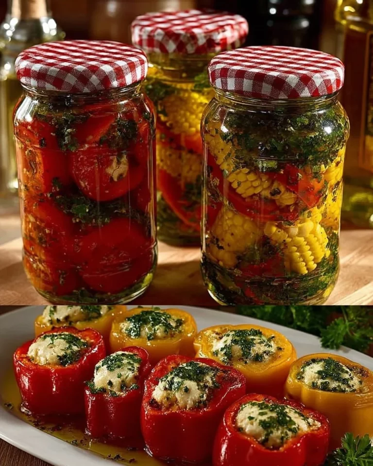 Peperoni ripieni greci con riso e spezie arricchiti da formaggio