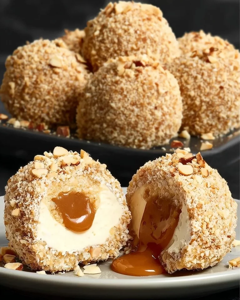 Palline di crema alla nocciola appena preparate su un piatto