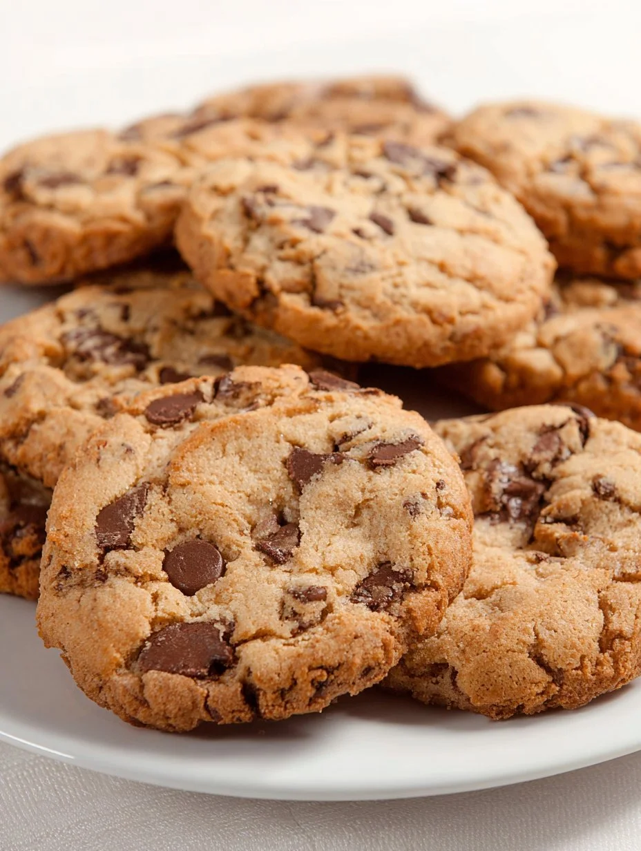 Biscotti al cioccolato croccanti e deliziosi, perfetti per una merenda golosa.