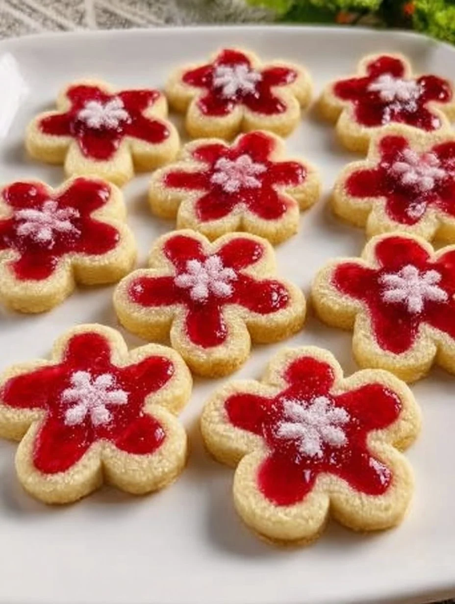 Biscotti di Linz farciti prima della cottura, pronti da servire.