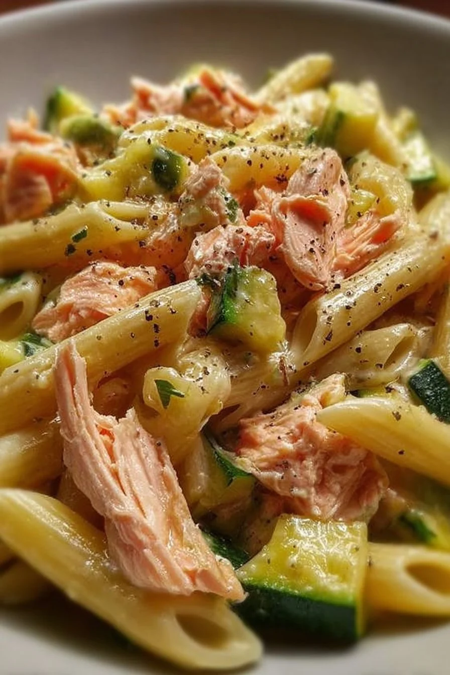 Pennony Pennoni zucchine e salmone