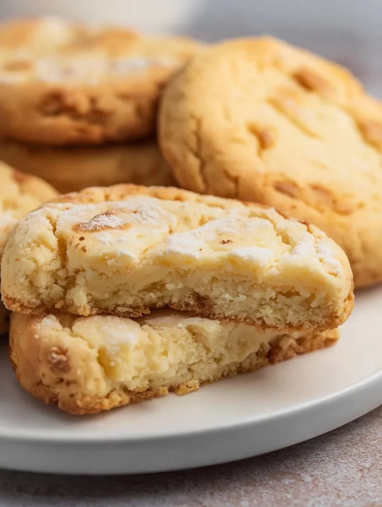 Biscotti al formaggio freschi e croccanti su un piatto di ceramica