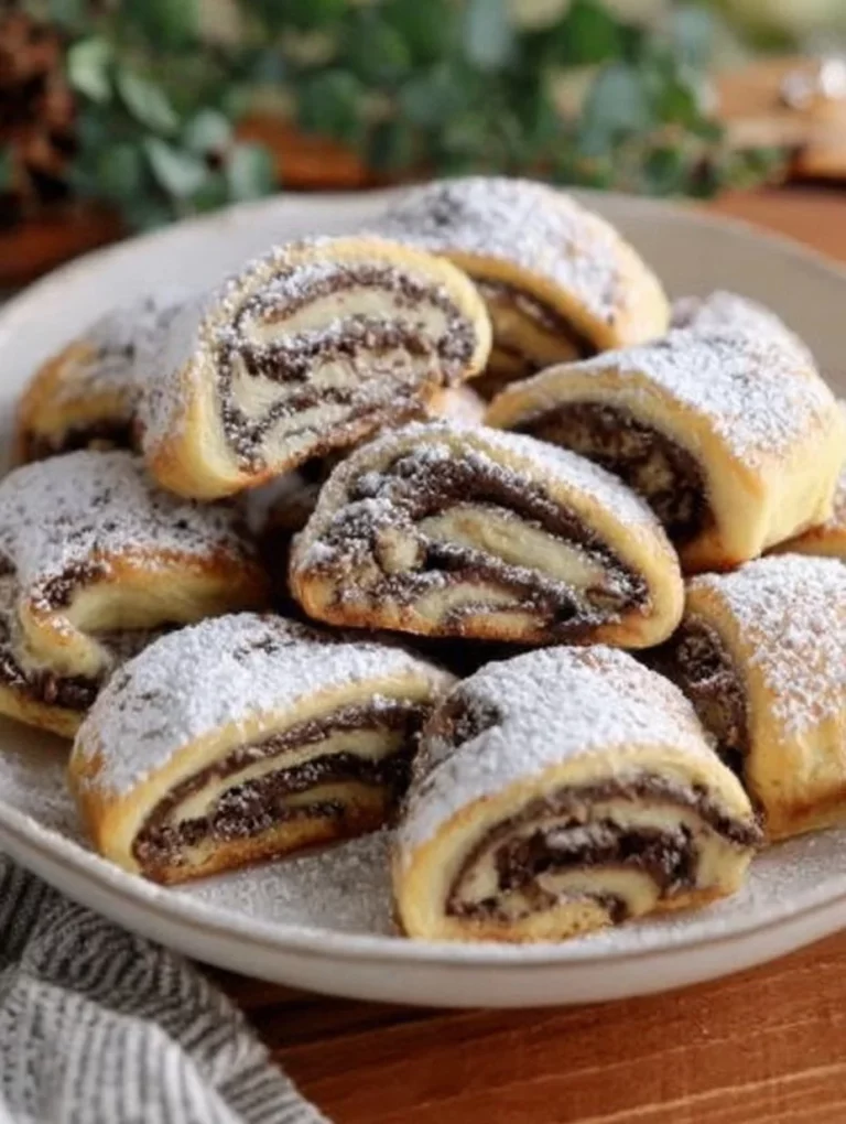 Biscotti Rotoli alla Nutella appena sfornati e croccanti