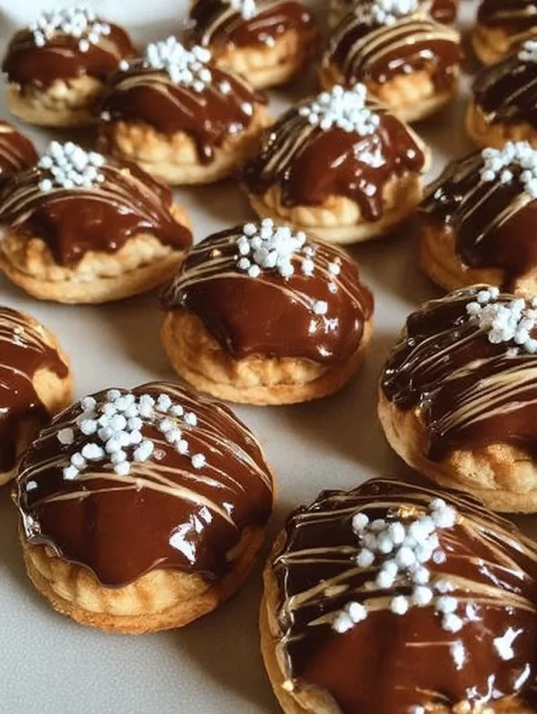 Muffin di Caramello di Natale decorati con caramello e noci