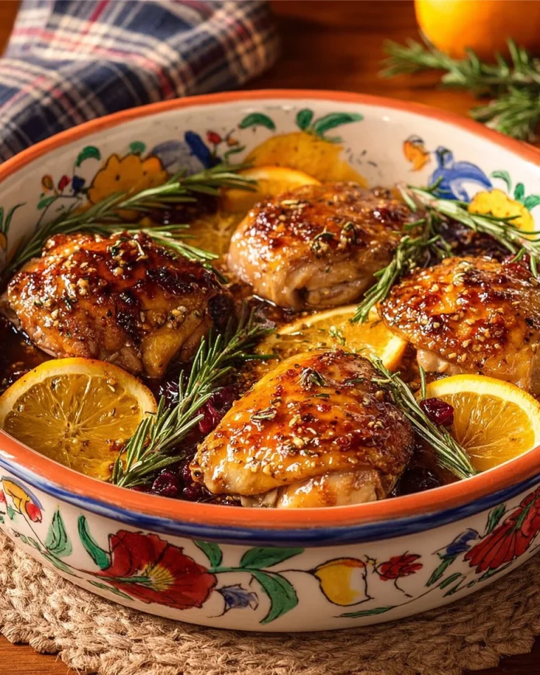 Pollo al Miele e Arancia, un piatto gustoso e aromatico da provare.