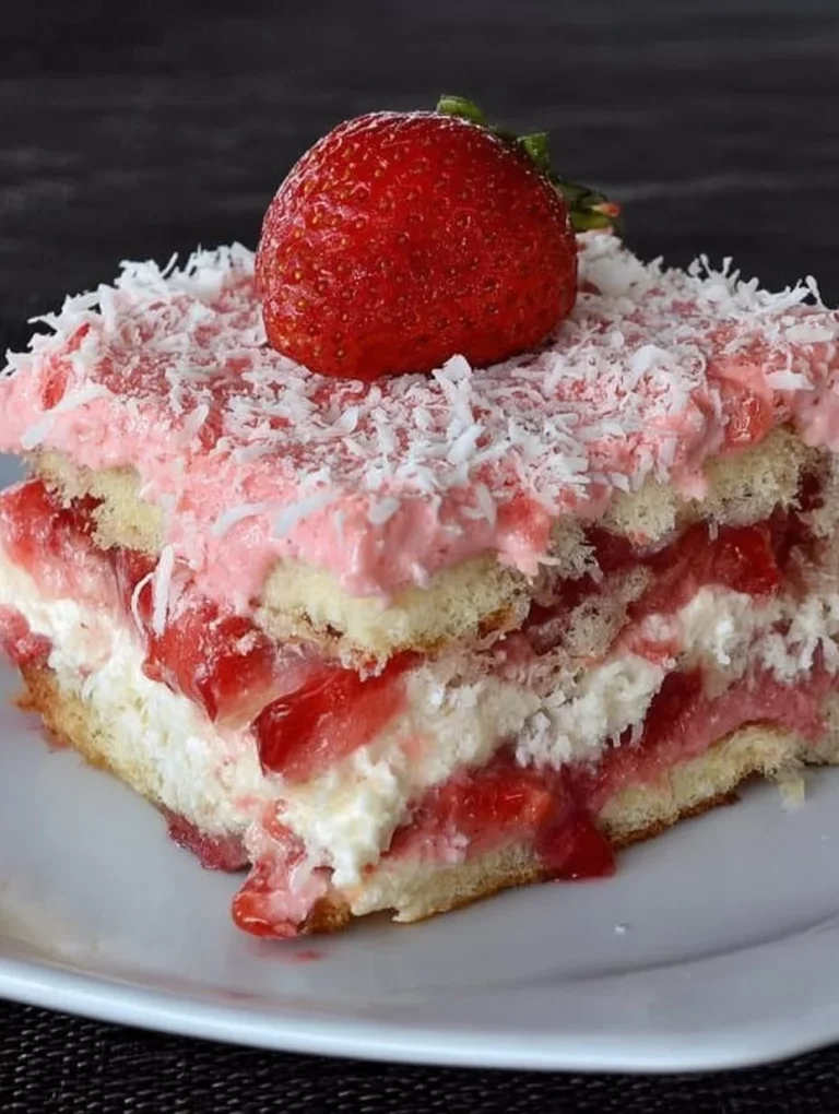 Tiramisù di Fragole con Cioccolato Bianco, un dolce fresco e cremoso