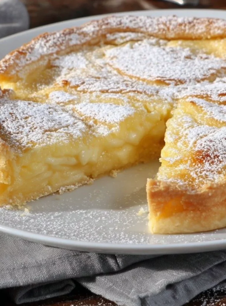 Crostata Grano e Crema: dolce italiano con crema deliziosa su base di grano
