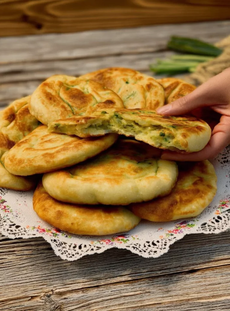 Flatbread di patate preparato in modo delizioso e semplice