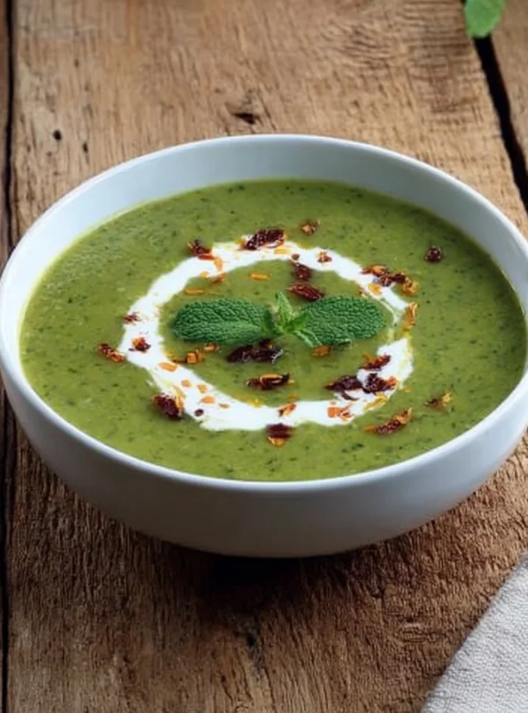 Vellutata di zucchine cremosa e deliziosa servita in una ciotola