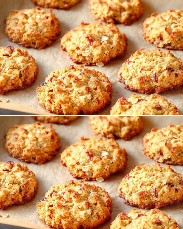 Biscotti di Avena e Mele freschi su un piatto, sfiziosi e sani