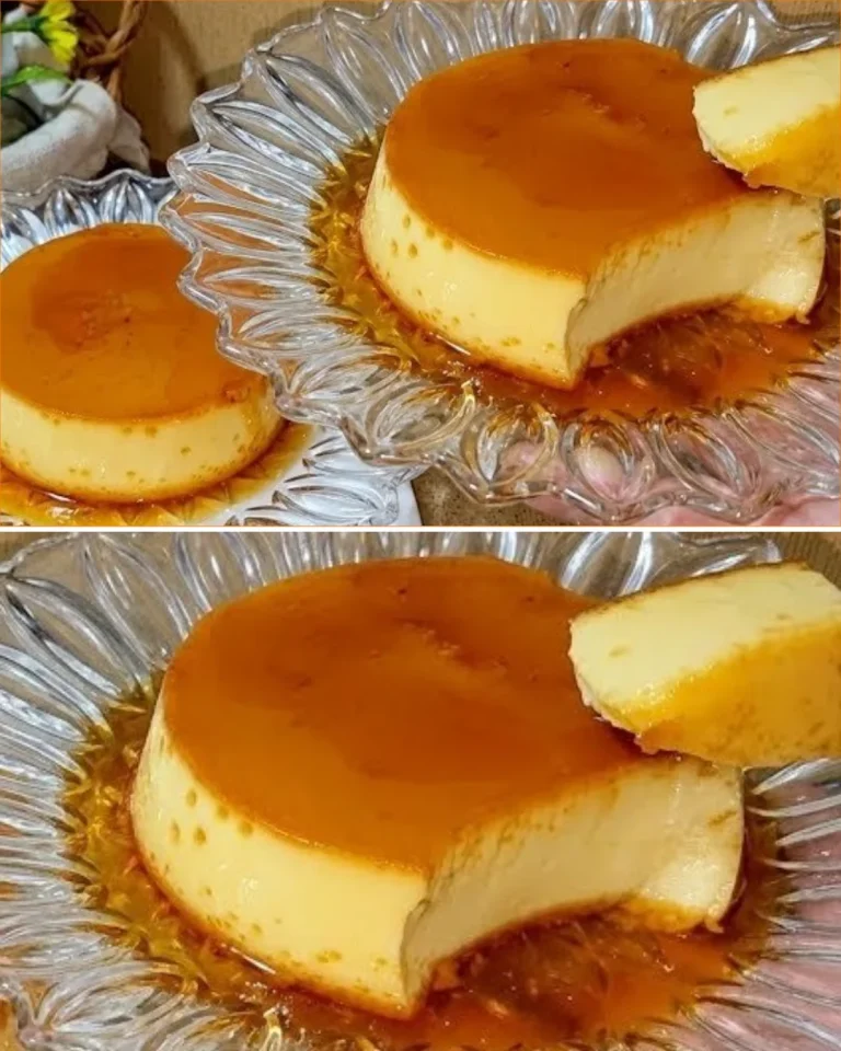 Budino di semola preparato con ingredienti freschi e cremosi