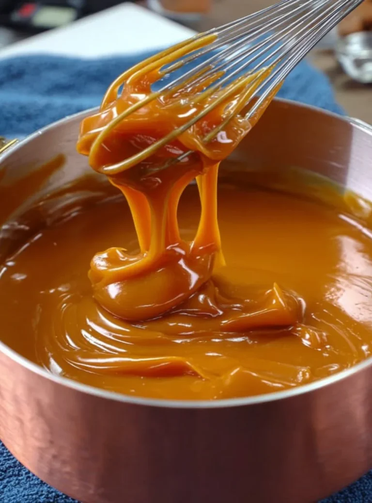 Farcitura caramelata densa e cremosa per dolci come torte e cupcake