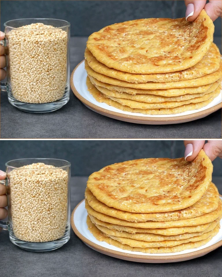 Flatbread ad alto contenuto proteico senza farina, sano e gustoso