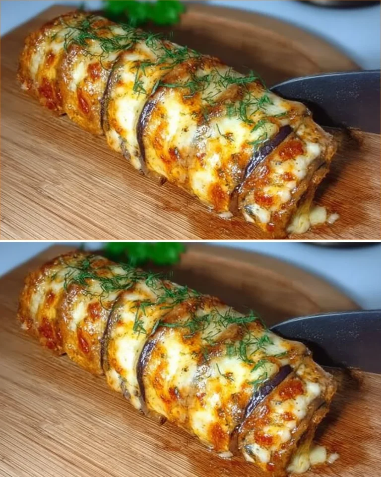 Involtini di melanzane senza frittura freschi e appetitosi