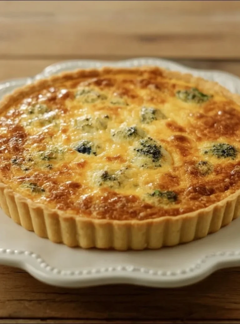 Quiche di spinaci e formaggio fresca e appetitosa