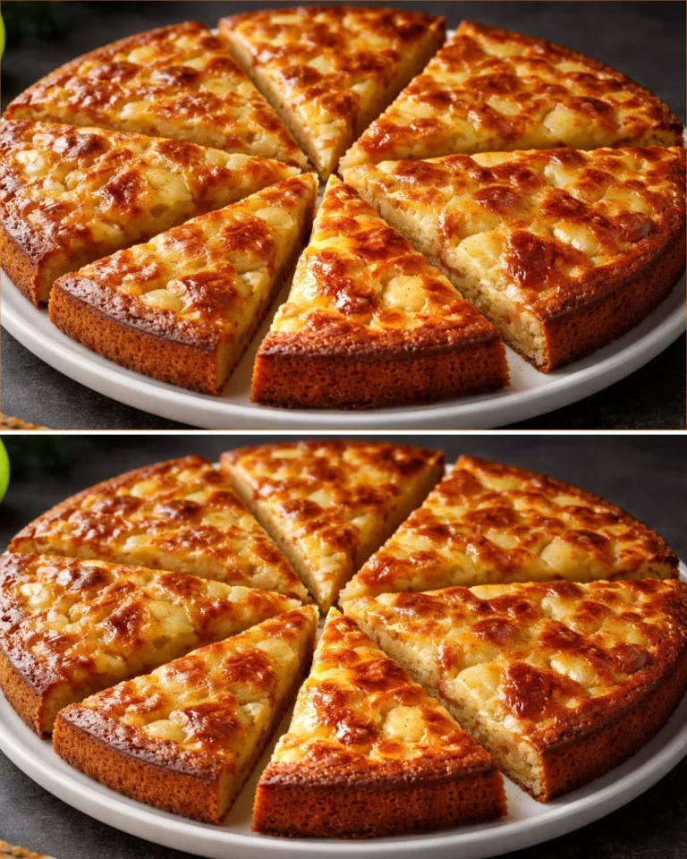 Fetta di torta di mele veloce servita su un piatto bianco
