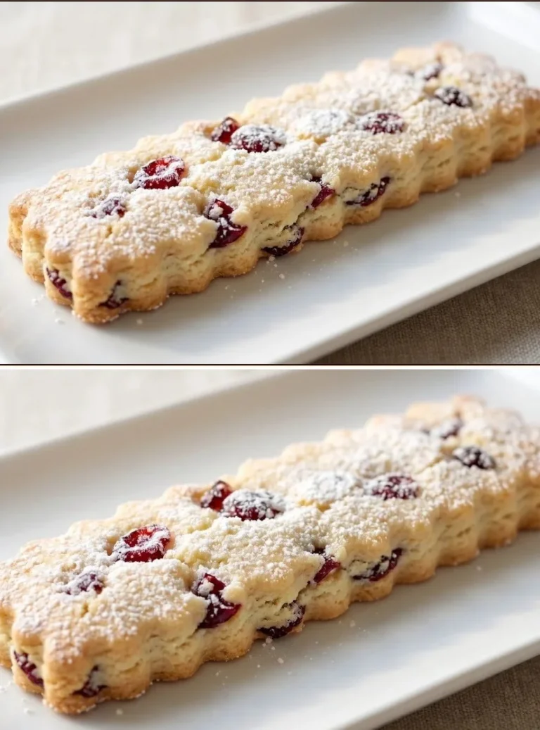Biscotti cranberry svizzeri appena sfornati, deliziosi e croccanti