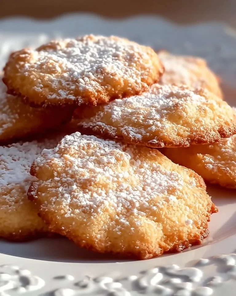 Biscotti di Mela della Nonna appena sfornati, dorati e appetitosi.