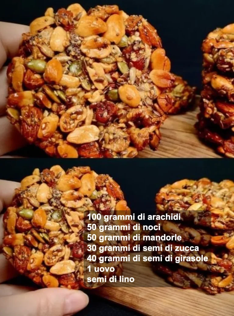 Biscotti sani senza farina né zucchero, dolci leggeri e gustosi da gustare.