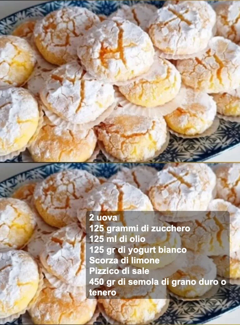 Biscotti scioglievoli pronti da gustare, dolci e irresistibili.