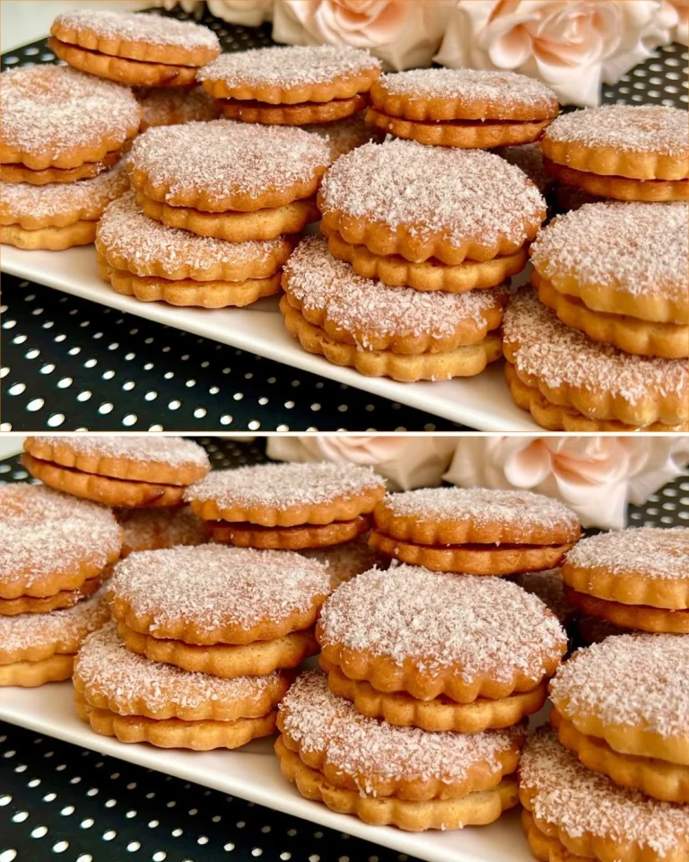 Biscotti senza burro freschi e leggeri su un piatto