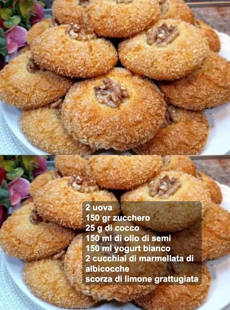 Biscotti senza farina appena sfornati su un piatto elegante.