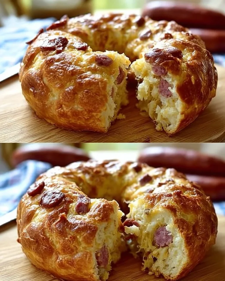 Ciambella Rustica con salumi e formaggi, un piatto tradizionale italiano