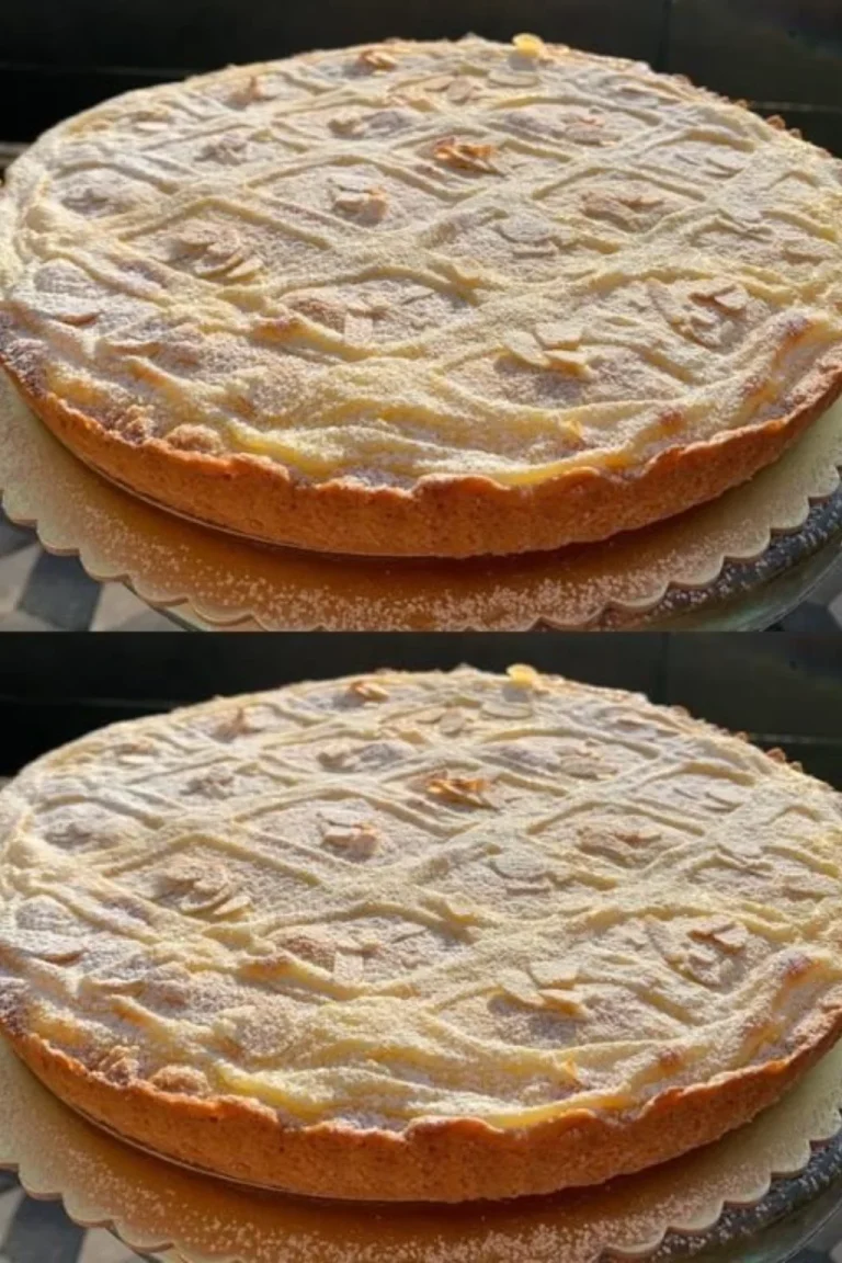 Dolce della Nonna, un dessert tradizionale italiano con ingredienti freschi.