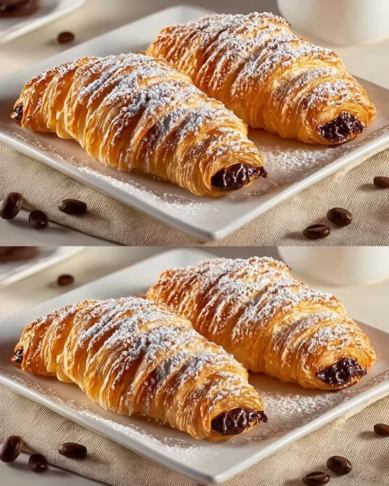 Delizioso eclair al cioccolato con crema alla vaniglia