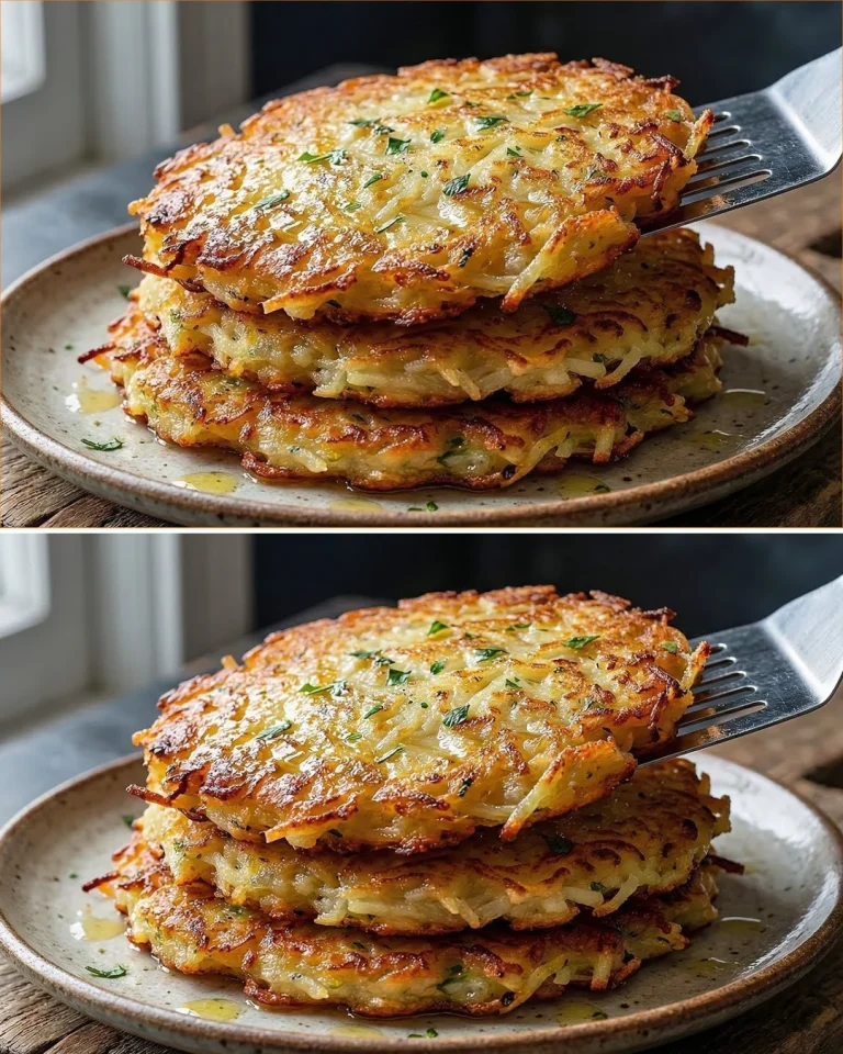 Delizioso flatbread di patate e cipolle appena sfornato.