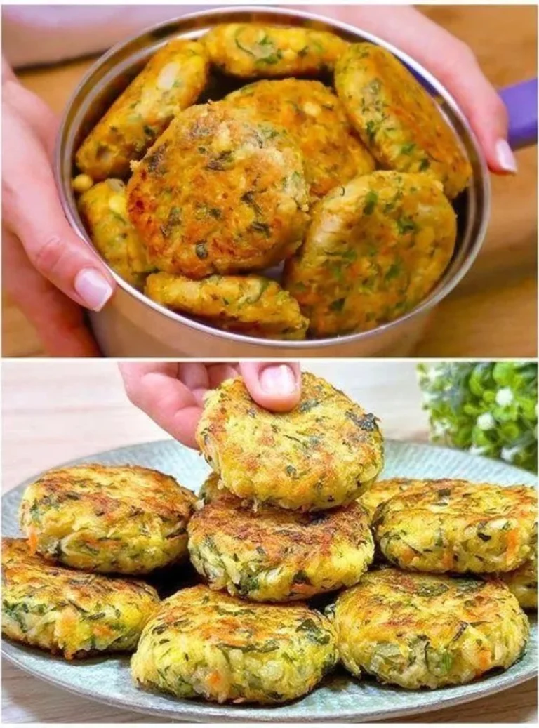 Frittelle di Verdure Croccanti pronte da gustare, ricetta italiana facile e veloce.